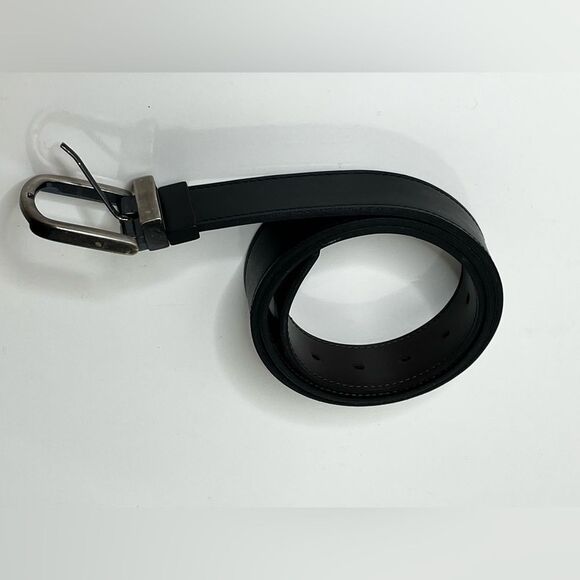 Mens Genuine Leather Belt Size 38 Made In Mexico - Picture 1 of 3